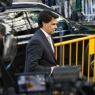 González Amador a su llegada al Supremo para prestar declaración como testigo.