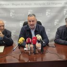 Manolo Macías, Eduardo Morán y Manuel Félix López, en la presentación de la Fídeber.