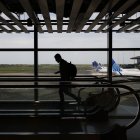 Un viajero con destino a Estados Unidos.