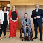 Responsables de Cermi con Carlos Pollán.