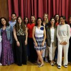 Parte del equipo de Cuidados Paliativos del Hospital de León, en la jornada de ayer.