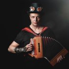 Borja Rodríguez Tablado es uno de los más destacados acordeonistas diatónicos de León, con éxitos en diferentes eventos en torno al instrumento.