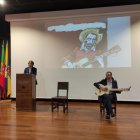 Crispín d’Olot, durante su actuación en Portugal.