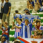 A pesar de la decepción, los seguidores deportivistas no dejaron de animar al equipo en ningún momento.