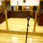 Sala de vistas de los juzgados.