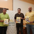 Arsenio Melón, Antonio Manilla y Héctor Llorente, en la presentación del cómic.