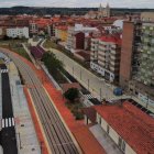Vista del nuevo sector recién ajustado en torno a la estación de Matallana.