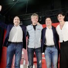 Martínez y Cendón, en el centro, defendieron un proyecto que impulse a la provincia de León.