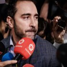 El empresario Víctor de Aldama asiste a la comparecencia de la exmilitante socialista Leire Díez.
