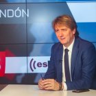 Carlos Martínez, durante El Filandón, de Diario de León y La 8 de Televisión de León.
