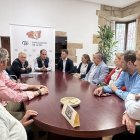 Un momento de la reunión de los populares.