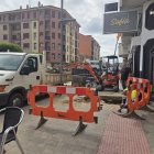 En muchos puntos se están cambiando las canalizaciones.