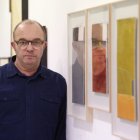El leonés Ramón Isidoro, en una exposición anterior realidad en la Galería Ármaga.