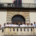 Equipo del Archivo Histórico de León con Eva Merino al frente, en una imagen de 2023.