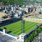 El estadio de la Federación Andorrana de Fútbol en Encamp acogerá el partido de ida.