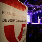 Actividad de la Plataforma del Voluntariado de León durante su 25 aniversario.