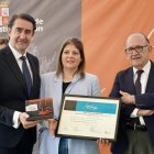 La alcaldesa Paula Conde junto al consejero.