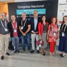 Valentín Martínez, en el centro, asistió al encuentro.