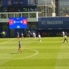En el partido de Liga jugado en Andorra la Deportiva empató a un gol y mandó 4 balones al palo.
