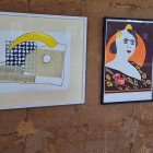 Dos de las obras de la exposición.