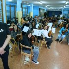 Ensayo de la Orquesta Sinfónica de Ponferrada dirigida por Manuel Alejandre.