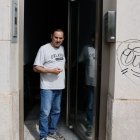 El exministro José Luis Ábalos en su casa, tras el registro de la UCO.