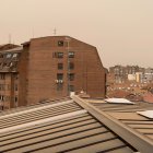 Archivo - Presencia de polvo sahariano en suspensión en Valladolid.