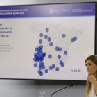La vicepresidenta tercera y ministra para la Transición Ecológica, Sara Aagesen, ayer. JJ Guillén