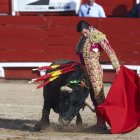 Morante de la Puebla, El Fandi y Cayetano, la terna que hace esta tarde el paseíllo en la plaza del Parque.