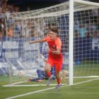 Lautaro de León hizo el único gol del encuentro, el que condenó a la Deportiva.