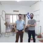 Jonathan Notario y Efraim Ortega, al frente de La Casa Magnética, uno de los espacios referentes del colectivo leonés El Barrio de los Artistas de León Oeste.