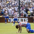 La imagen de la decepción del Atlético de Madrid.