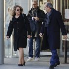 Cristina Álvarez a su salida de la Audiencia Provincial de Madrid.