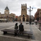 Plaza Mayor de La Bañeza, en una imagen de archivo.