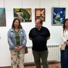 Un momento de la presentación de la exposición.