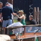 Ivanka Trump, hija del presidente de EE UU, llega a Venecia para asistir a la boda.