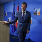 Pedro Sánchez, en la cumbre de la Otan en La Haya.
