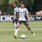 El mediocentro leonés Iván Morante milita en el Burgos CF.