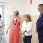 Ana del Ser, en su visita a las instalaciones del Centro Atiendo.