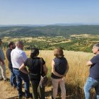 Visita a los terrenos en Quintana de Fuseros.