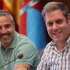 Los concejales David Pacios e Iván Alonso.