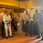 Eduardo Diego conoció in situ la reforma y musealización del espacio de acceso a la iglesia de San Pedro Apóstol de Vallecillo.