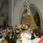 La imagen permaneció dentro del santuario.