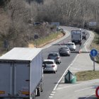 Imagen de archivo de la N-120, por cuyo trazado discurrirá la A-76.