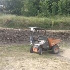 Imagen facilitada por el PSOE de las obras del muro en Bouzas.