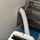 Uno de los ventiladores.