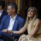 El presidente, Pedro Sánchez y su mujer, Begoña Gómez.
