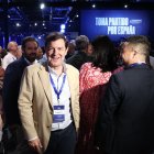 El presidente del PP de Castilla y León, Alfonso Fernández Mañueco, ayer al finalizar el congreso.