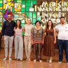 Raúl Marcos Alonso, África Sanchiz, María Isabel San Martín, Covadonga Palencia, Rebeca Martínez y Alejandro Chamizo, integrantes del proyecto.