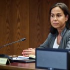 Archivo - La expresidenta de Adif Isabel Pardo de Vera durante su comparecencia ante la Comisión de Investigación sobre el ‘caso Koldo’, en el Senado.